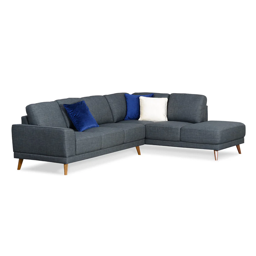 Bayview 3 Seater Fabric Corner Lounge with Chaise - Image 2