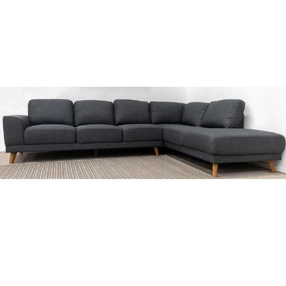 Bayview 3 Seater Fabric Corner Lounge with Chaise - Image 3