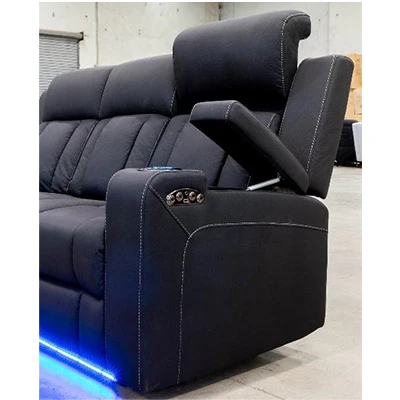 Brookvale Home Entertainment Fabric Recliner Lounge Range - Image 16