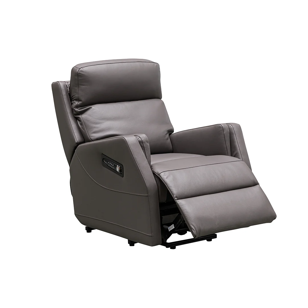 Cosmo 4 Motor Lift Chair | Leather Light Grey - Image 6