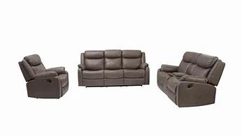 Dendy Fabric 3 Seater, 2 Seater and Recliner Chair - Image 2