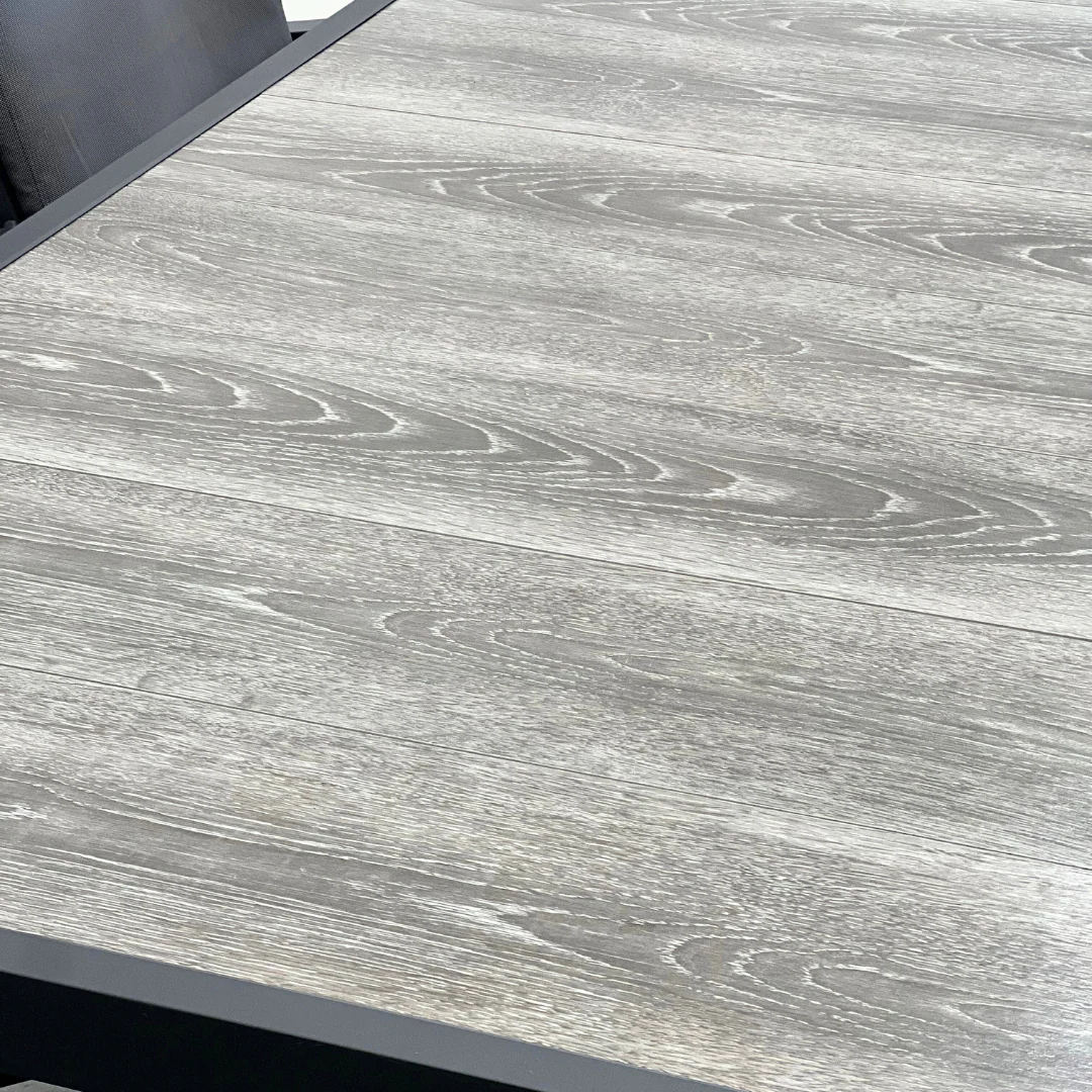 Ekaterina Matzo 9 Piece Outdoor Dining Setting | Gunmental Grey - Image 4