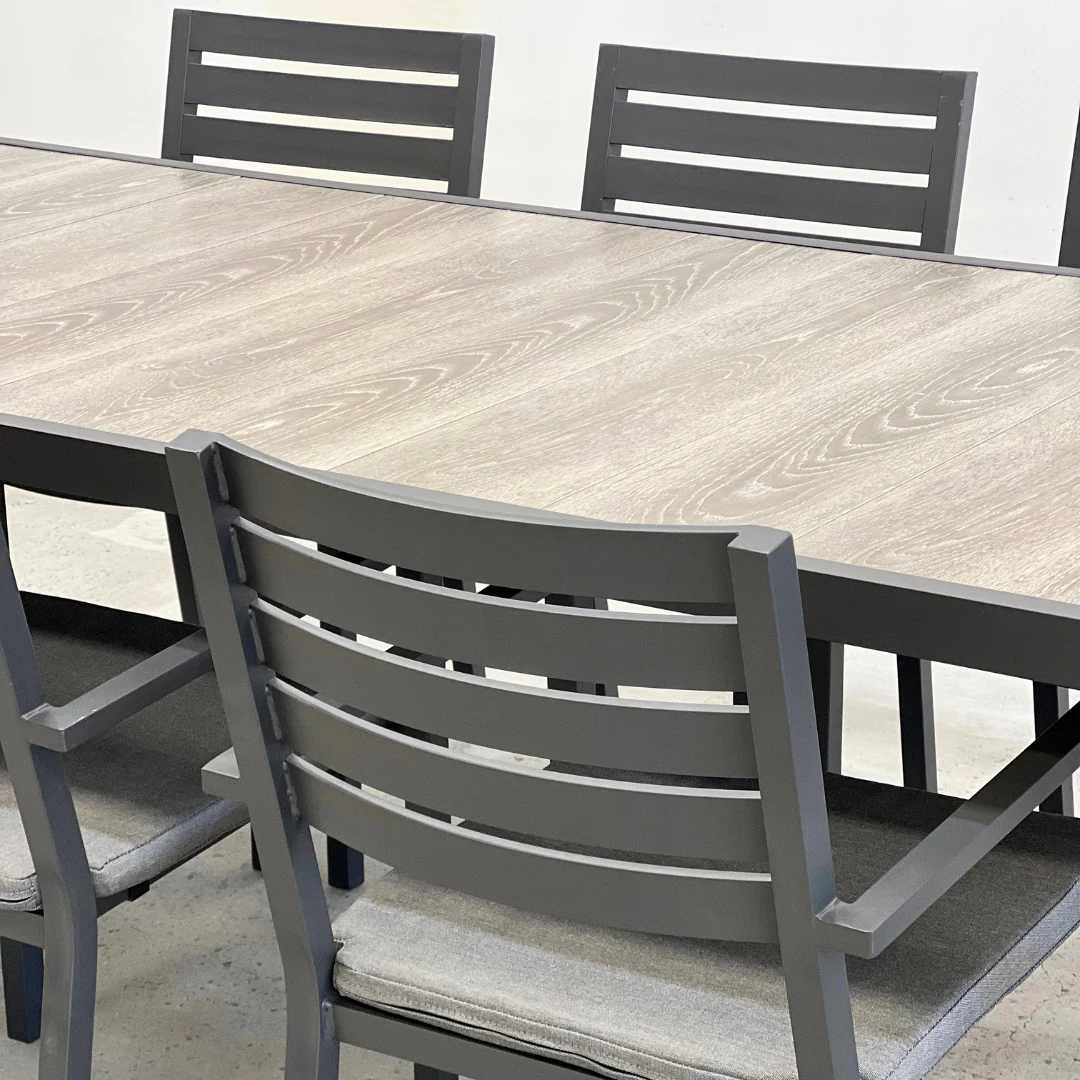 Ekaterina Outdoor Dining Table 1800 | Gunmetal - Image 4