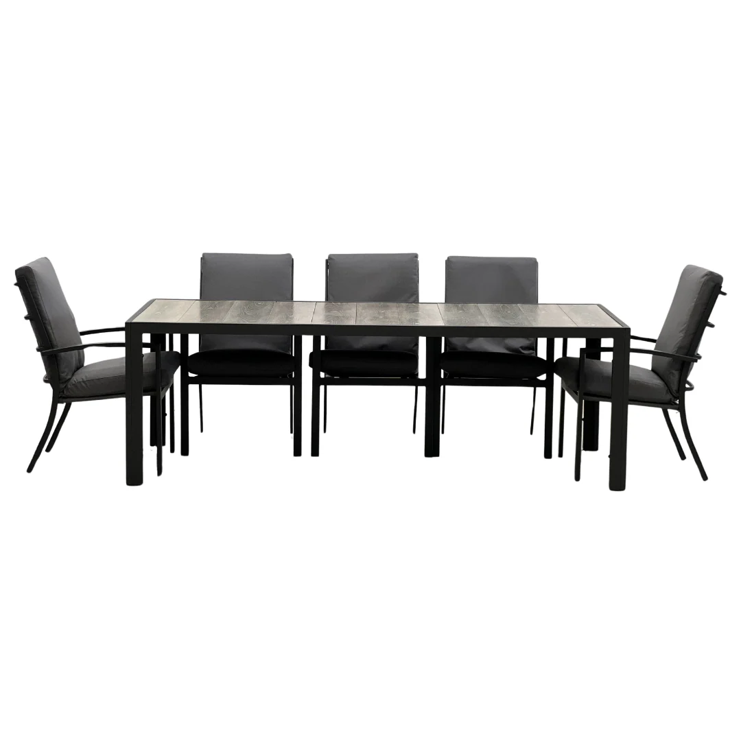 Ekaterina Outdoor Dining Table 2170 | Gunmetal - Image 4