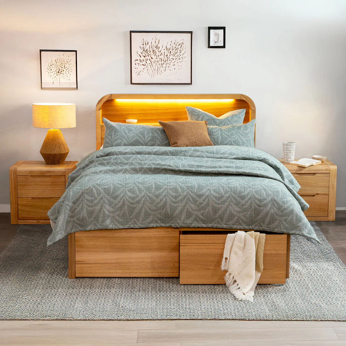 Hamilton Bed With Drawers - NEW