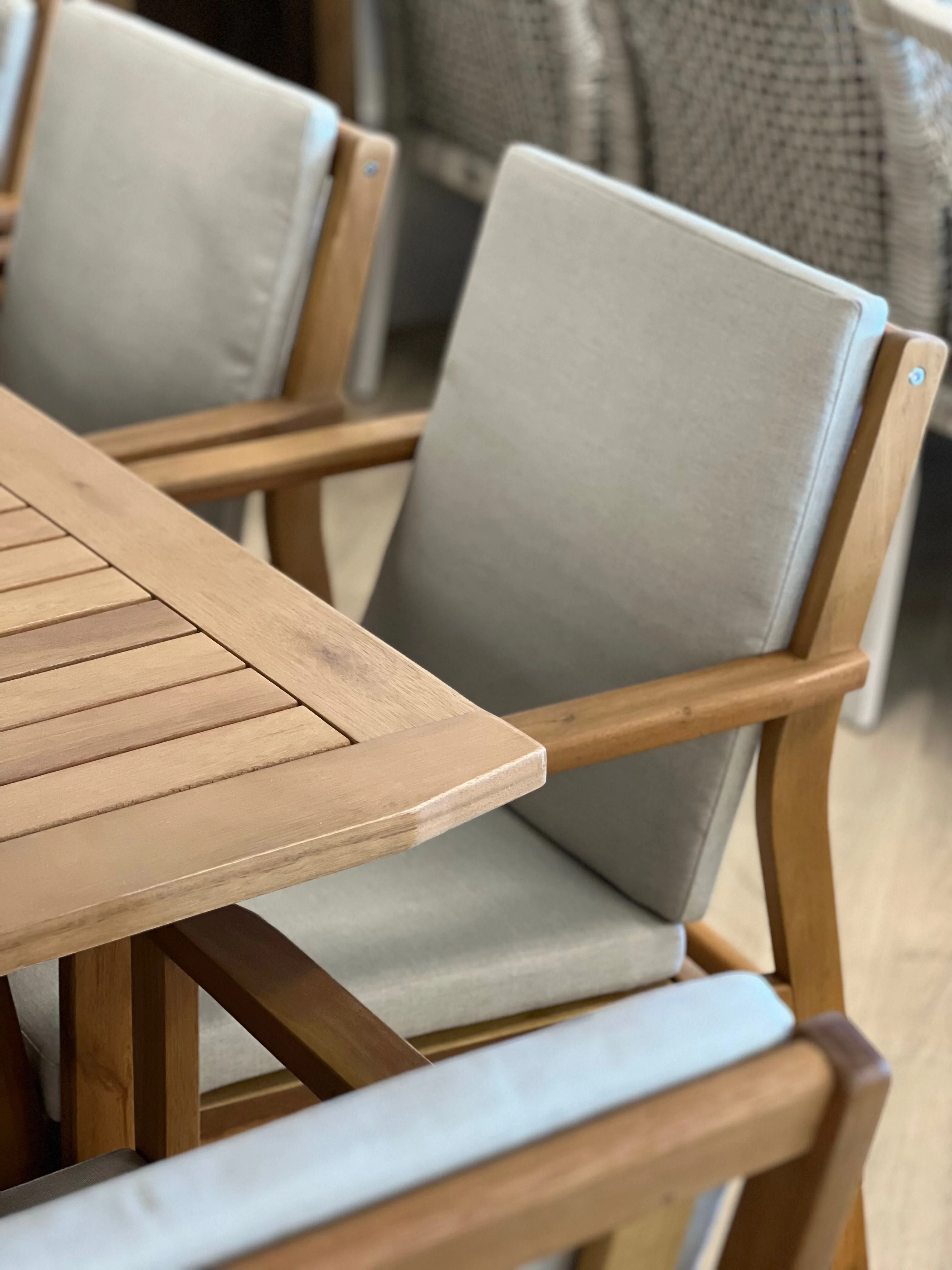 Jack 7 Piece Timber Outdoor Dining Suite 1700 - Image 2