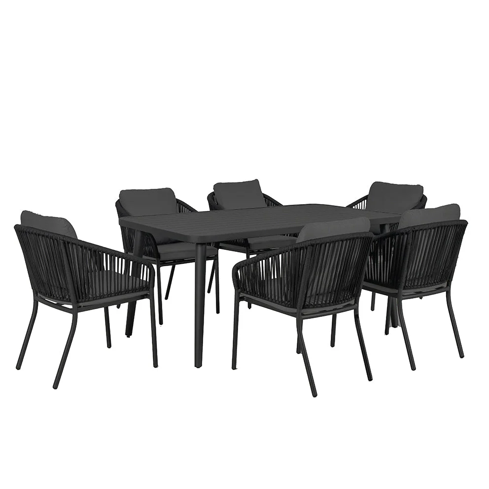 Java 7 Piece Outdoor Dining Set