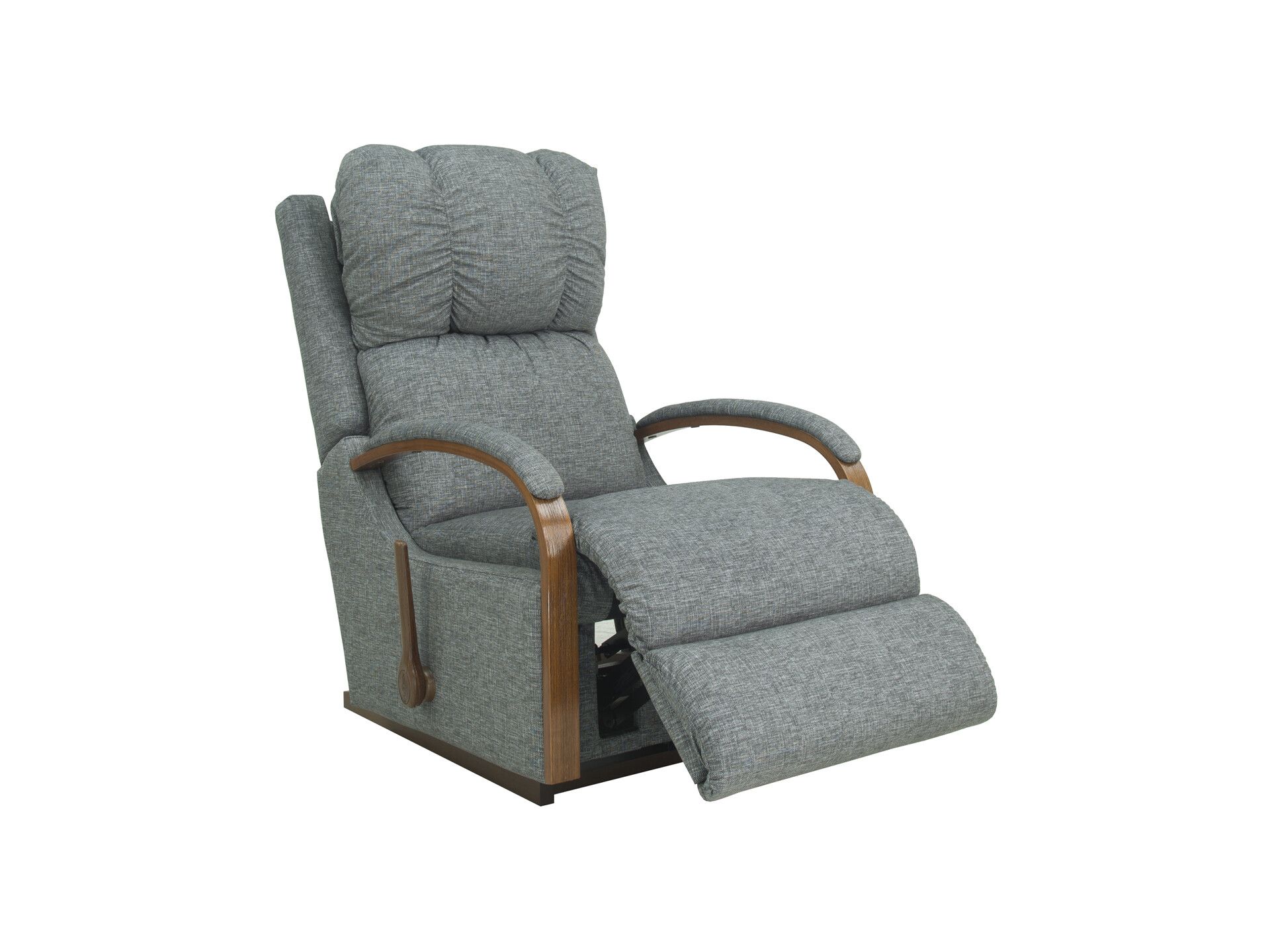 La-Z-Boy Harbor Town Leather Rocker Recliner with Adjustable Headrest - Image 3